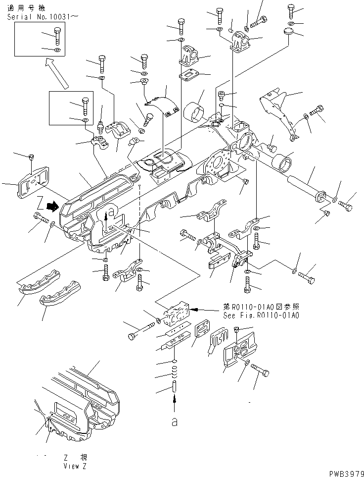 BRACKET,(REINFORCED TYPE) 19M-30-11710 KOMATSU