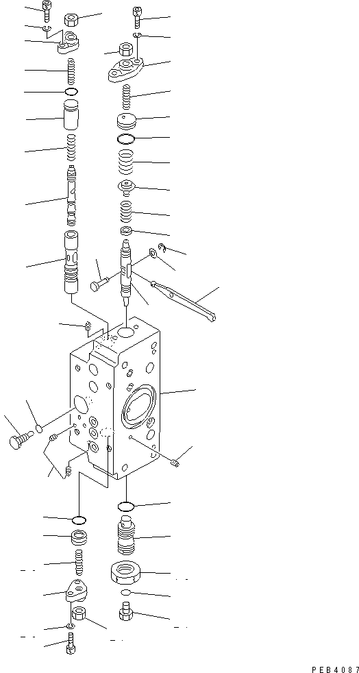 SERVO VALVE SUB A. 708-25-09450 KOMATSU