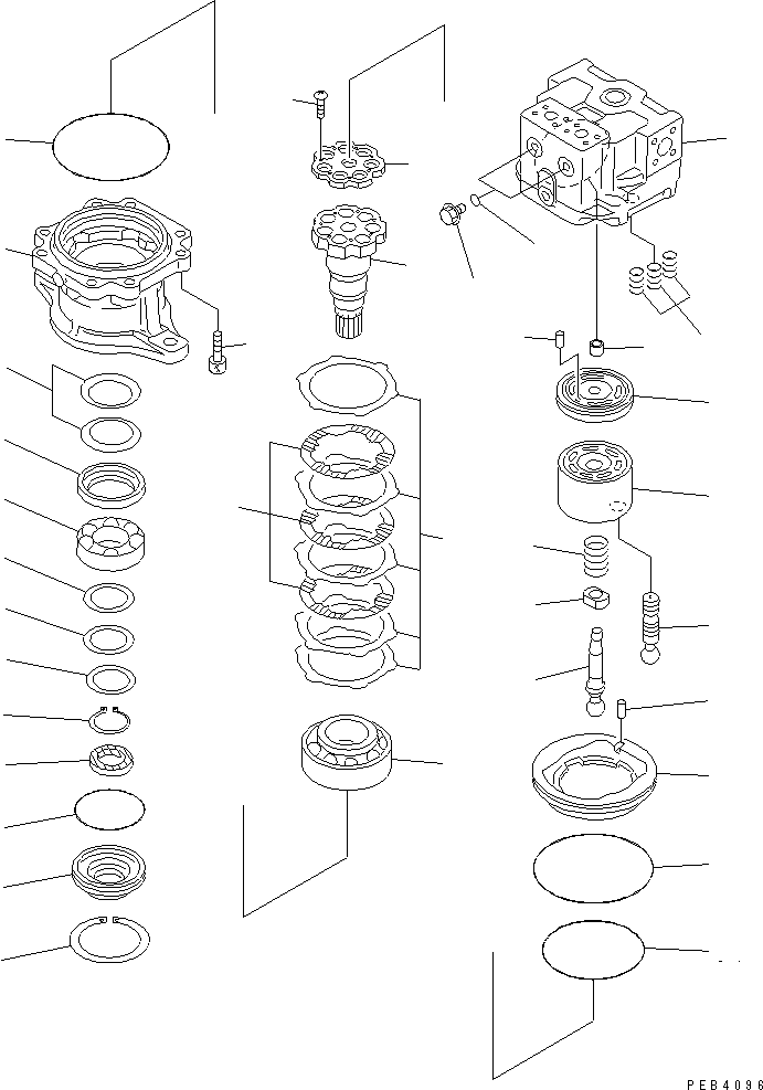 MOTOR SUB ASS'Y 706-77-03091 KOMATSU