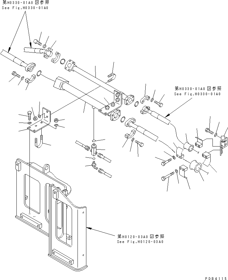 Трубка 209-62-77841 KOMATSU