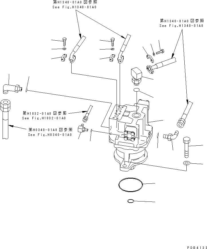 Мотор в сборе \0\706-77-01250 KOMATSU