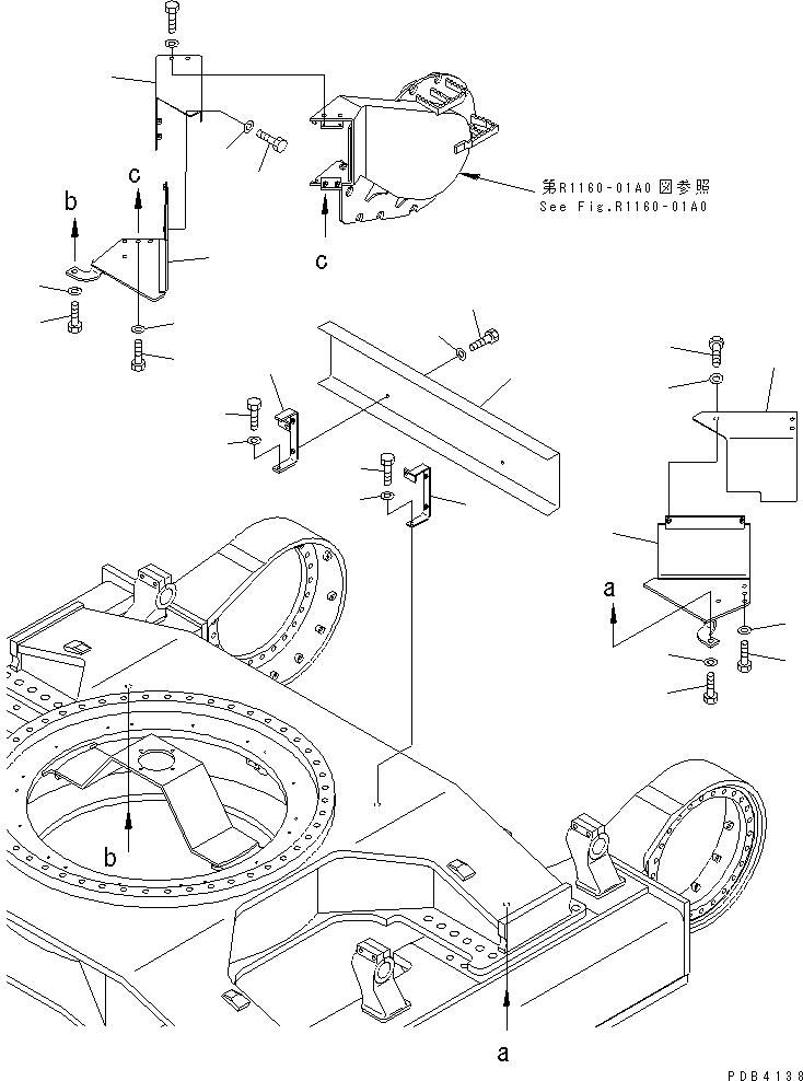 Крышка 209-30-71391 KOMATSU