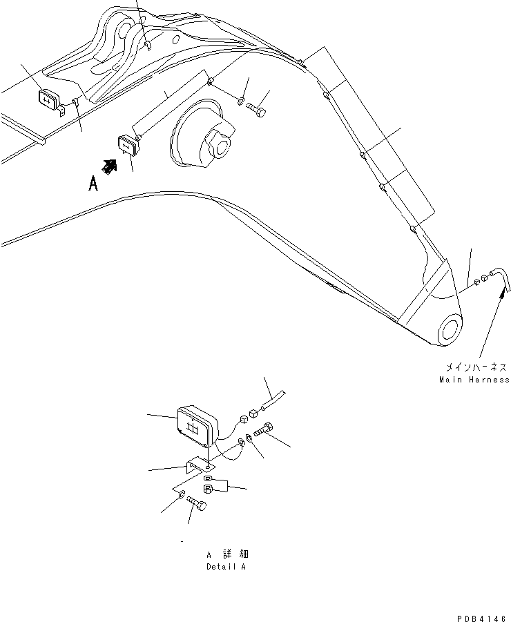 Жгут проводов 209-06-71210 KOMATSU