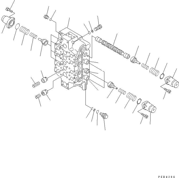 Управляющий клапан 709-14-93601 KOMATSU