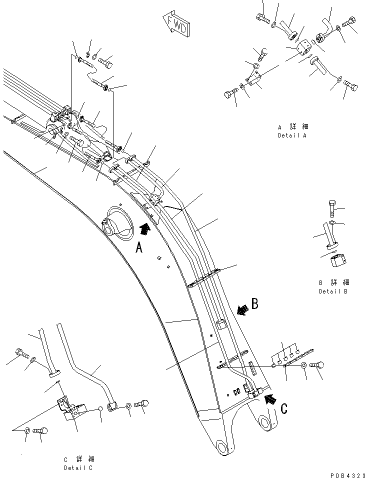 Трубка 209-62-78391 KOMATSU