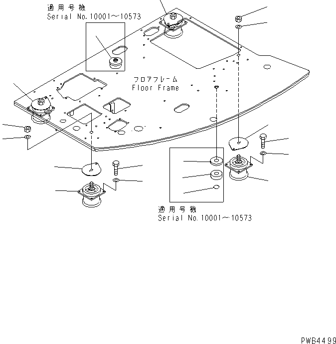 Амортизирующая подушка 22U-54-14920 KOMATSU