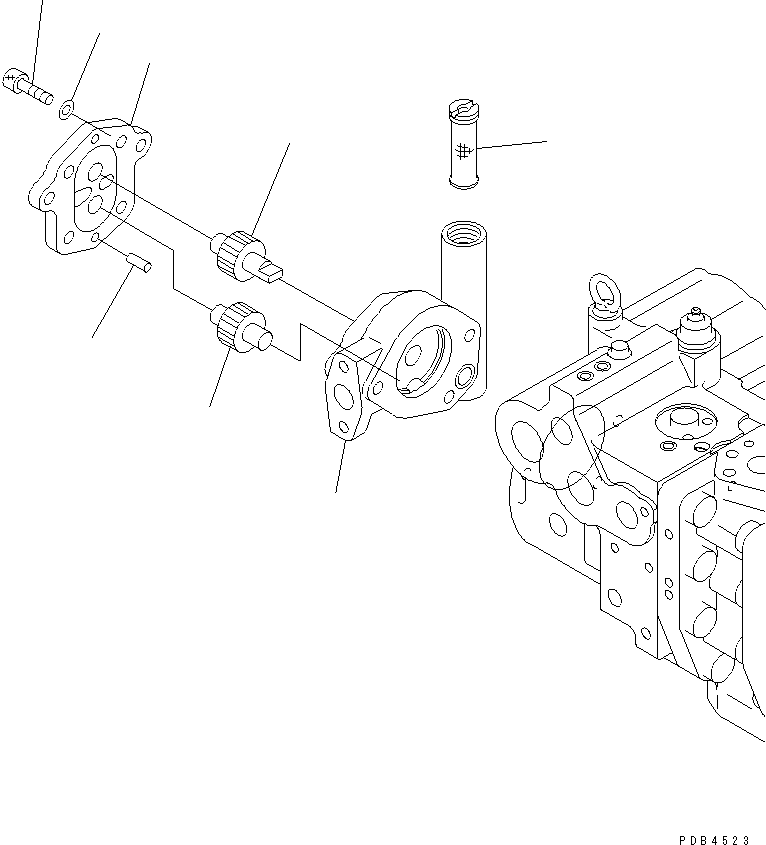 Насос в сборе (708-2L-00430) KOMATSU
