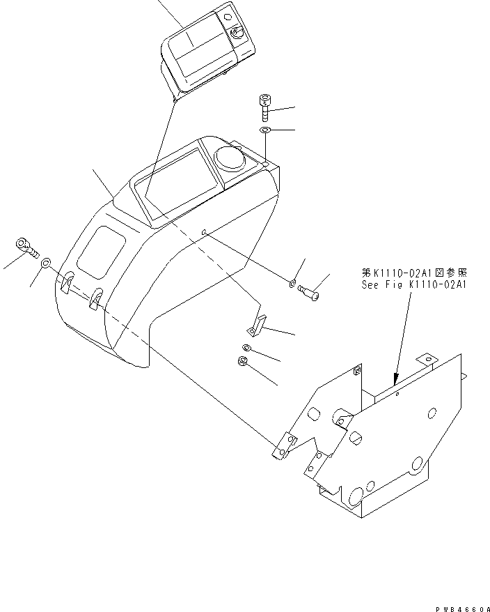 MONITOR ASS'Y 7824-88-7002 KOMATSU