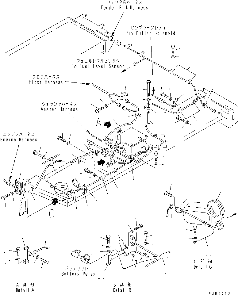 Жгут проводов 195-06-48130 KOMATSU