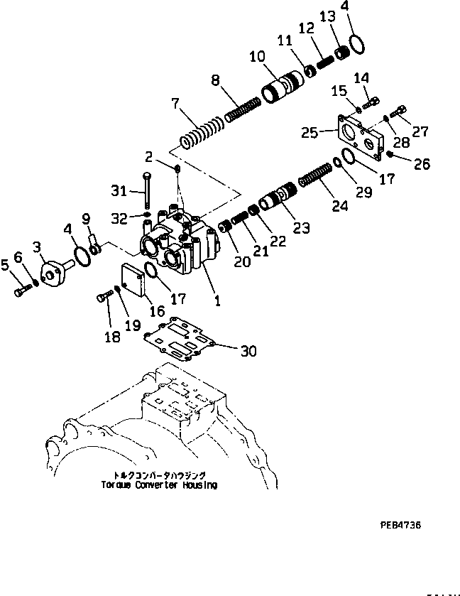 Корпус в сборе 711-60-00340 KOMATSU