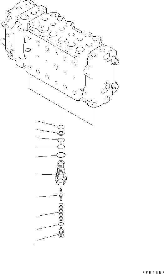 Клапан в сборе 723-40-56400 KOMATSU