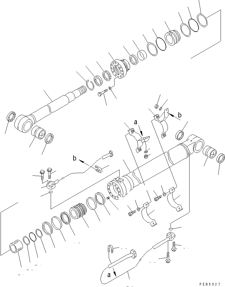 Шток поршня 20Y-63-52720 KOMATSU