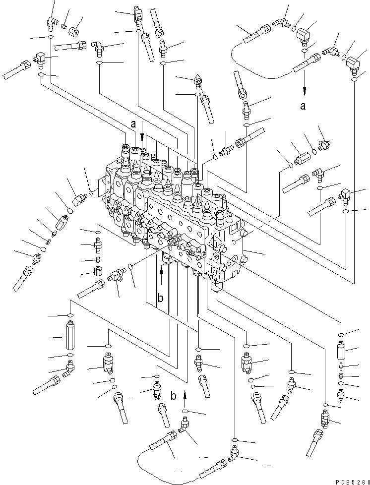 Клапан в сборе (\0\723-49-13103) KOMATSU