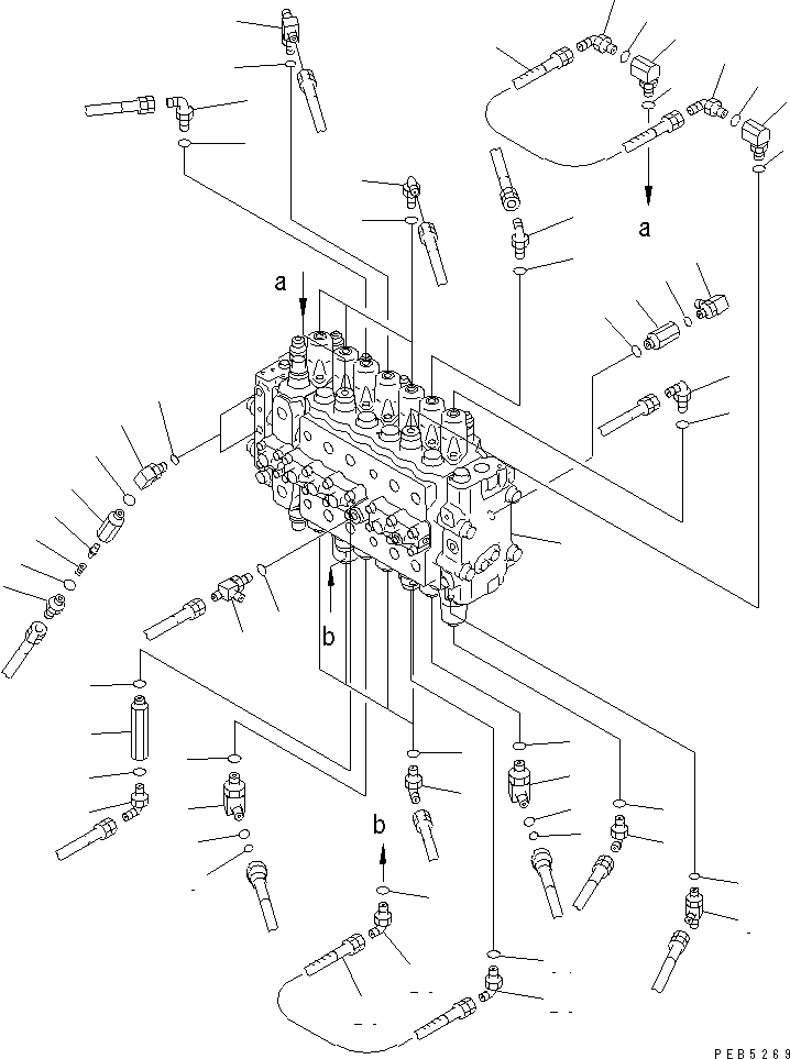 Клапан в сборе (\0\723-47-13303) KOMATSU