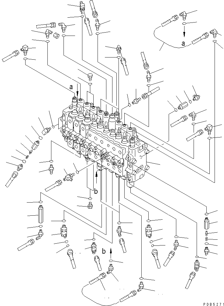 Клапан в сборе (\0\723-49-13402) KOMATSU