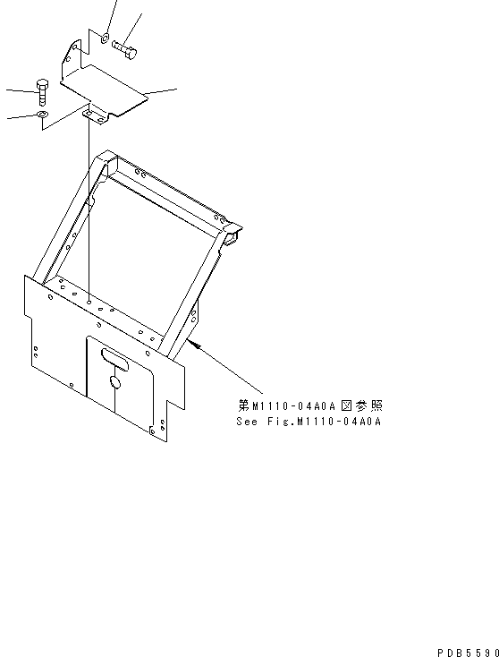 Подножка 22U-54-11772 KOMATSU