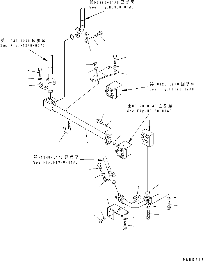 Трубка 209-62-76350 KOMATSU
