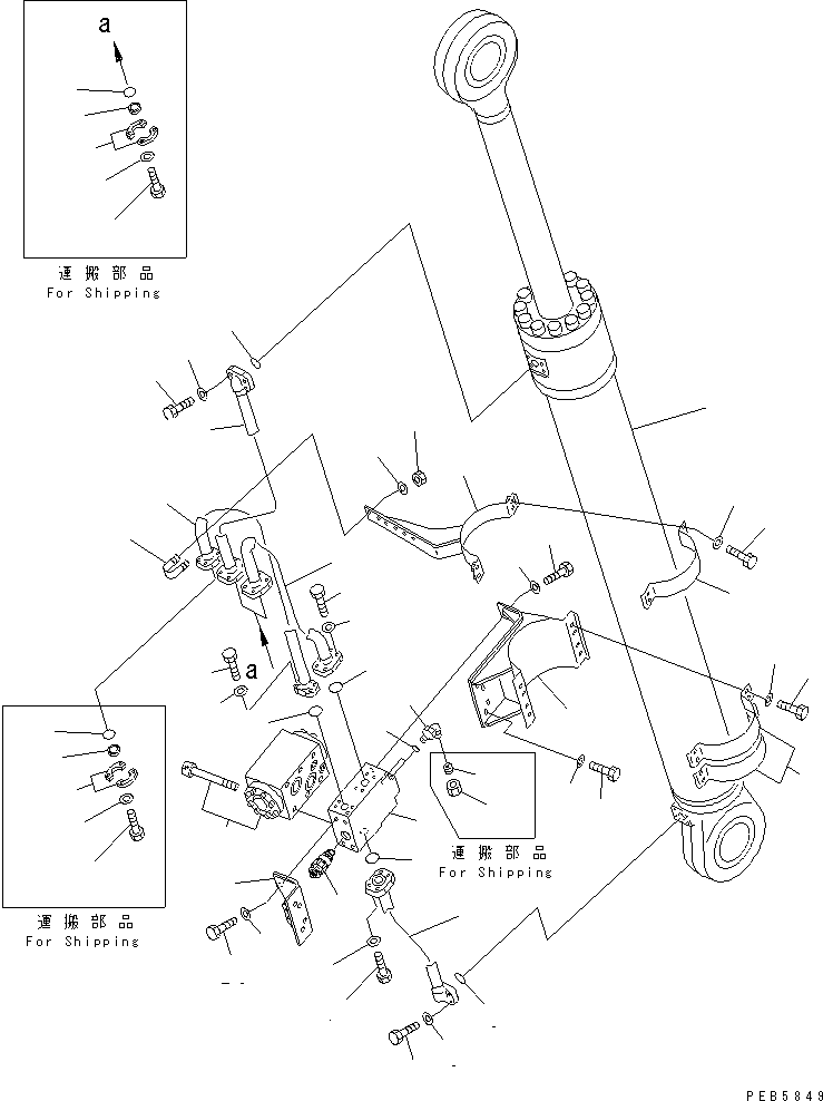 Трубка 209-62-76370 KOMATSU