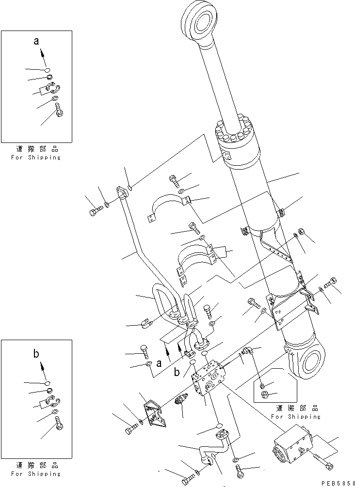 Трубка 209-62-76380 KOMATSU