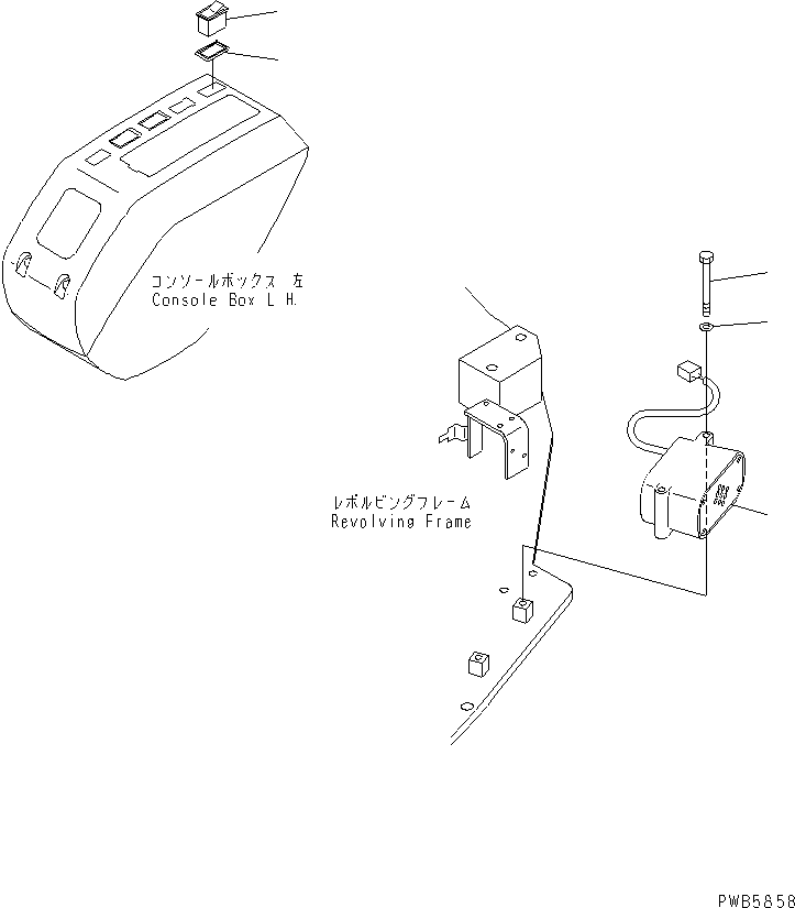 Выключатель в сборе 22U-06-11250 KOMATSU