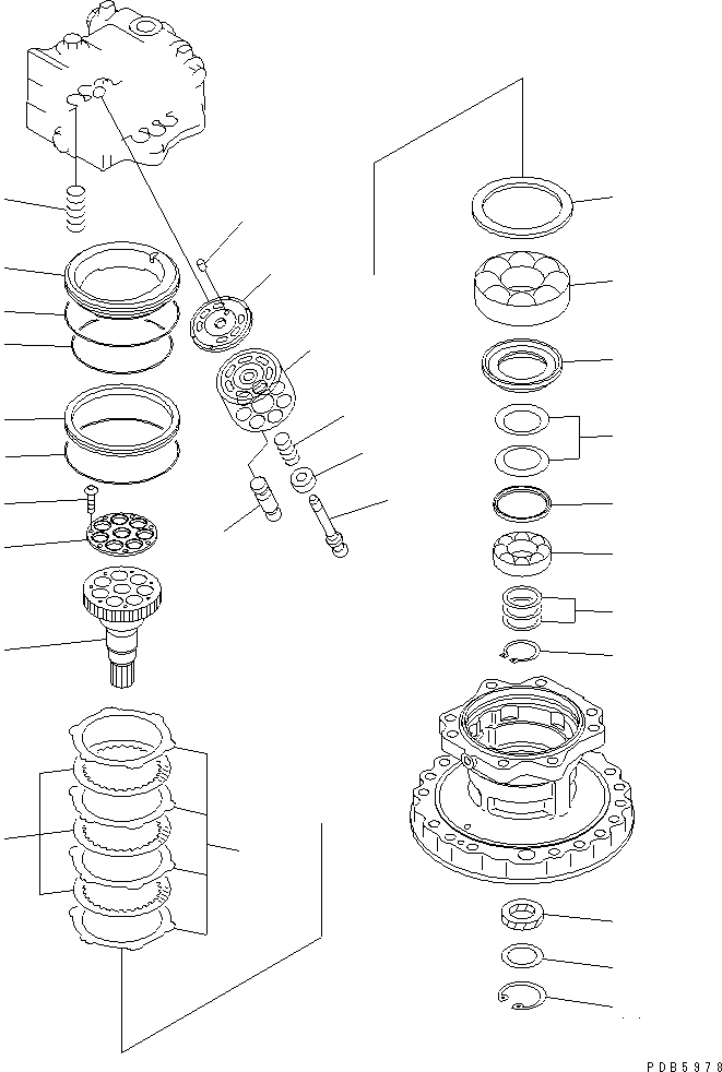 MOTOR SUB ASS'Y (706-75-03440) KOMATSU