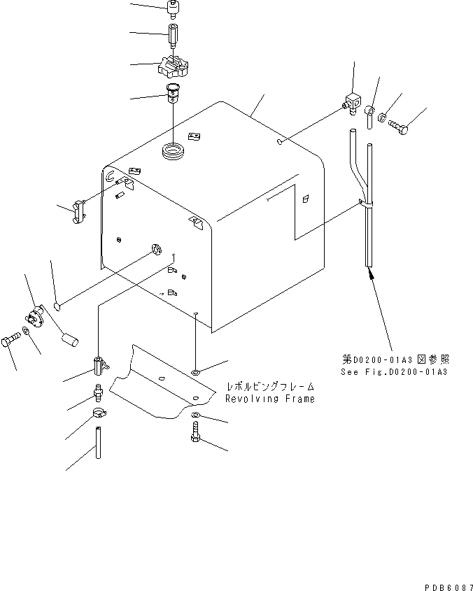 Шланг 07288-11001 KOMATSU