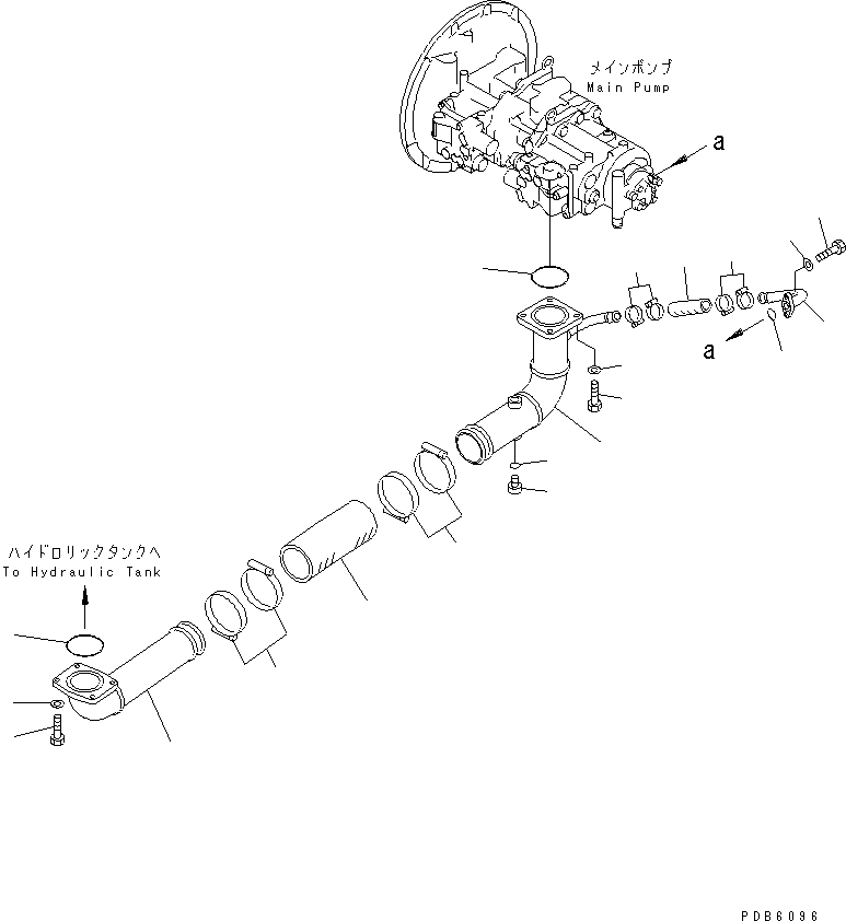 Шланг 07260-12616 KOMATSU