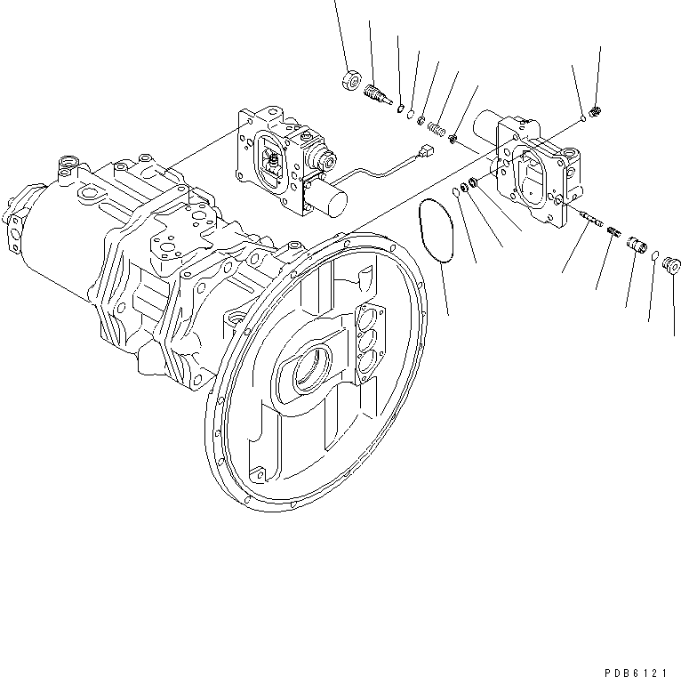 Клапан в сборе (708-2H-03230) KOMATSU