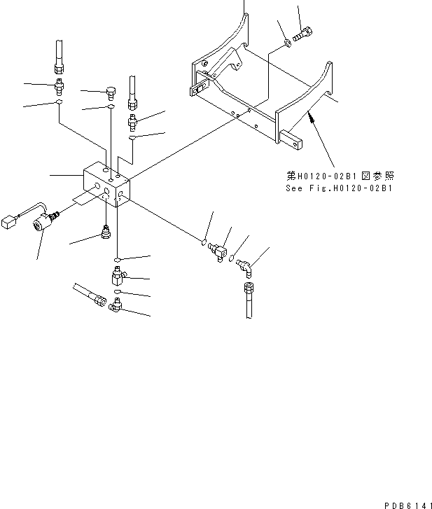 Электромагнитный клапан 208-60-61250 KOMATSU