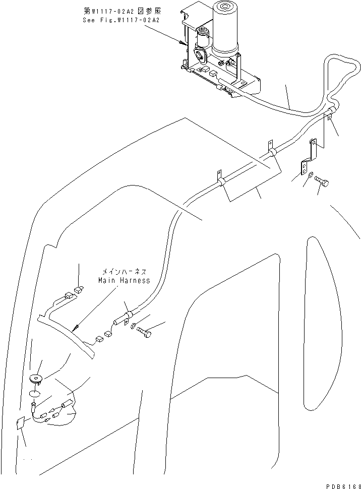 Жгут проводов 207-06-61190 KOMATSU