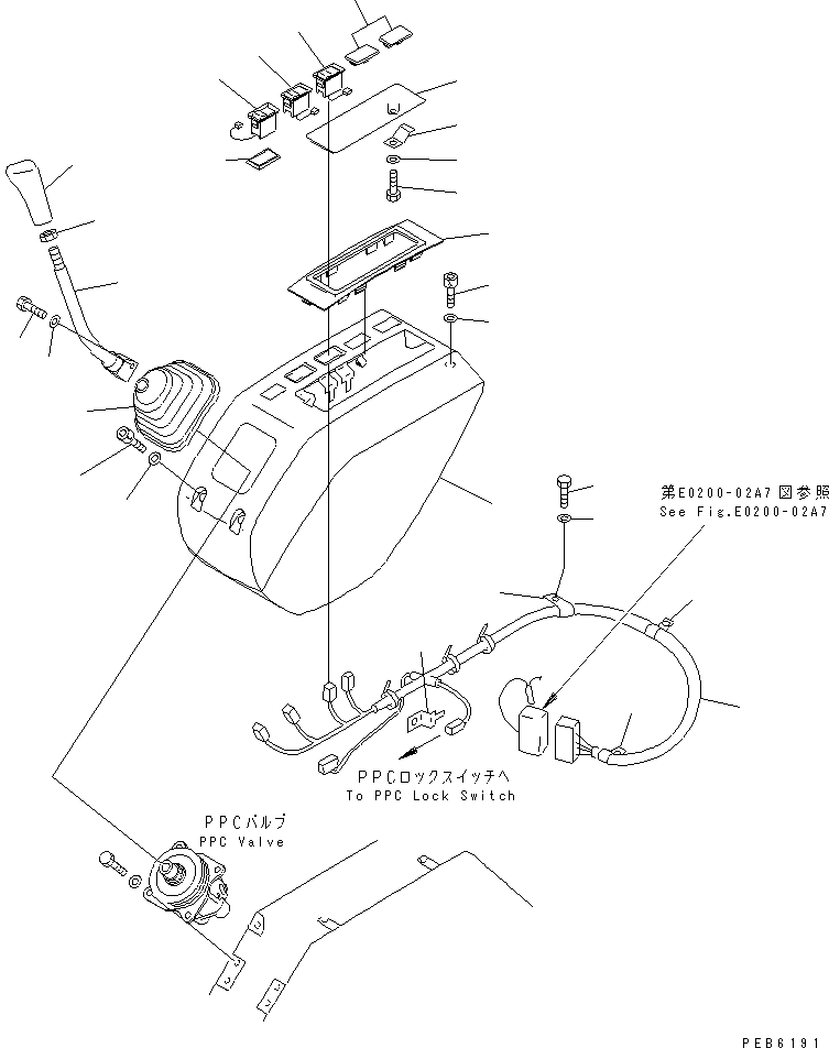 Жгут проводов 208-06-61170 KOMATSU