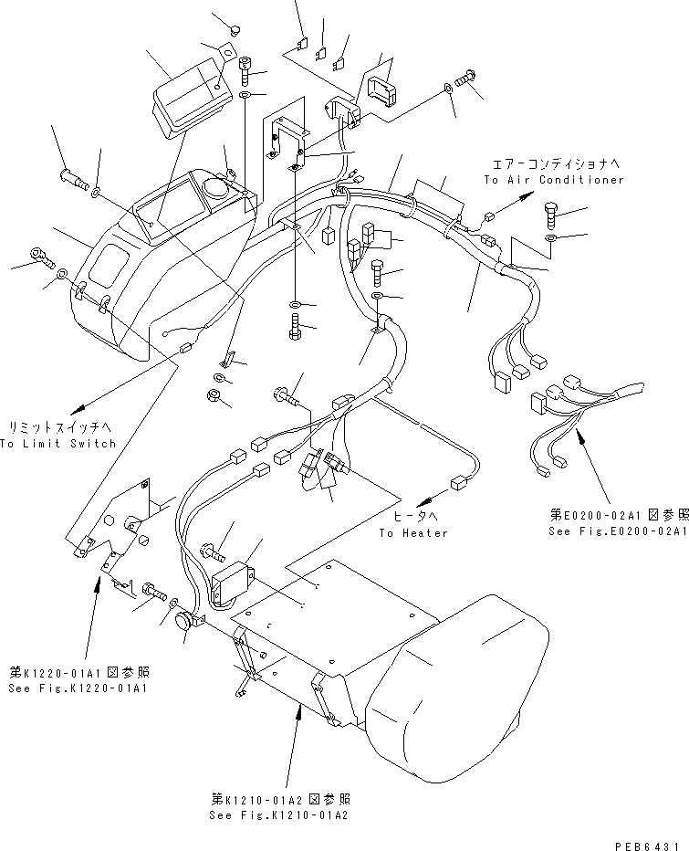 Монитор \0\7834-75-2001 KOMATSU