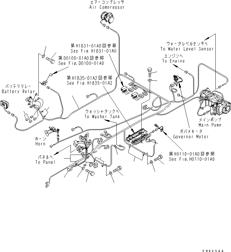 Жгут проводов 209-06-76170 KOMATSU
