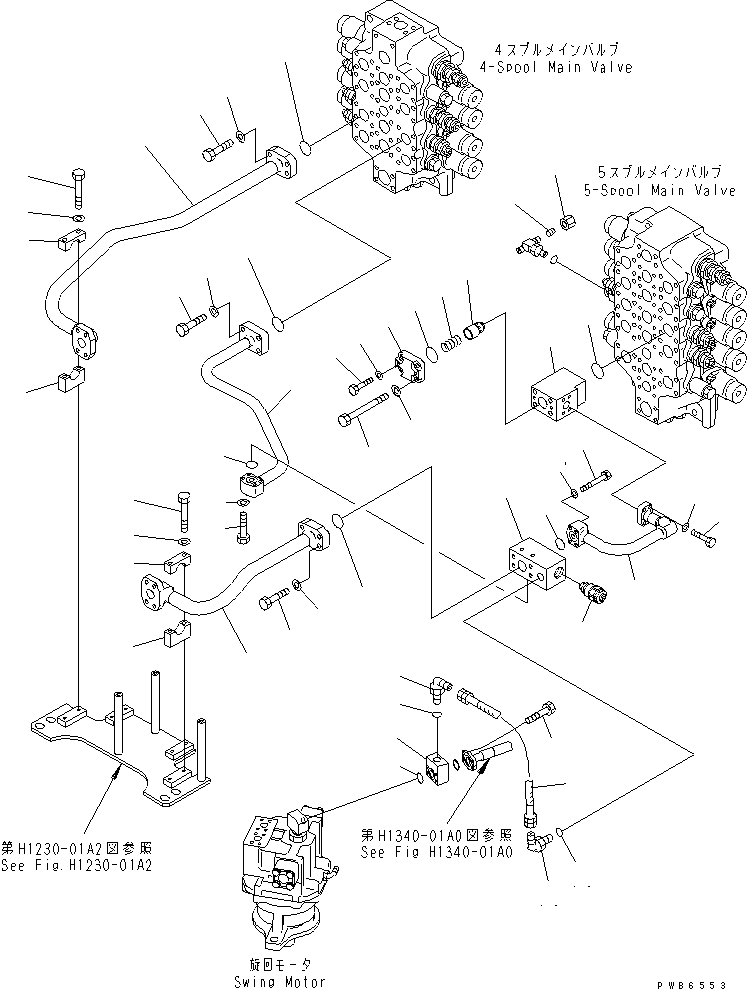 Трубка 209-62-76640 KOMATSU