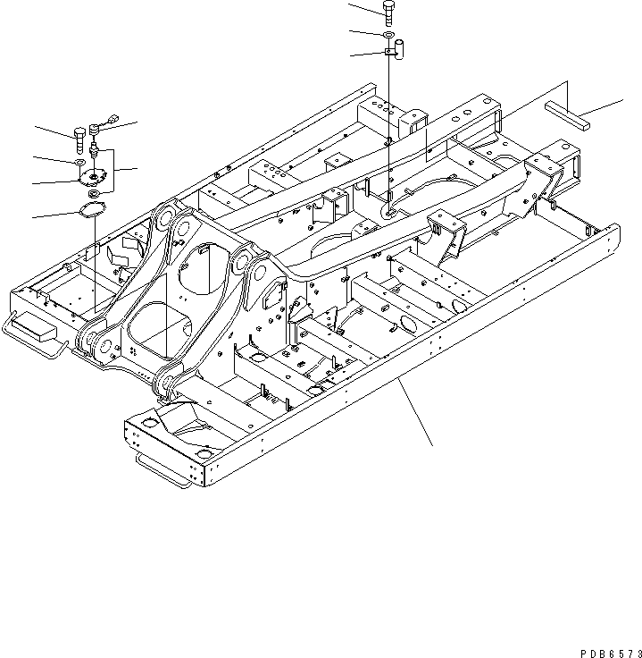 Рама 209-46-74110 KOMATSU