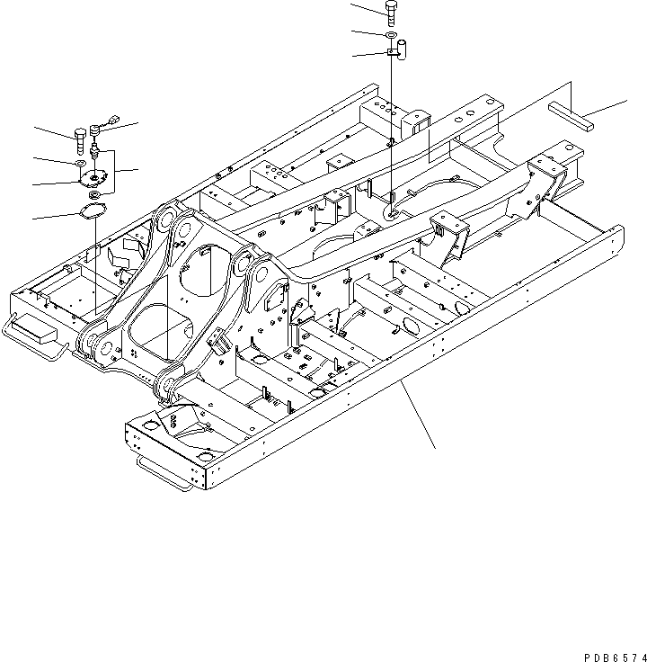 Рама 209-46-76210 KOMATSU