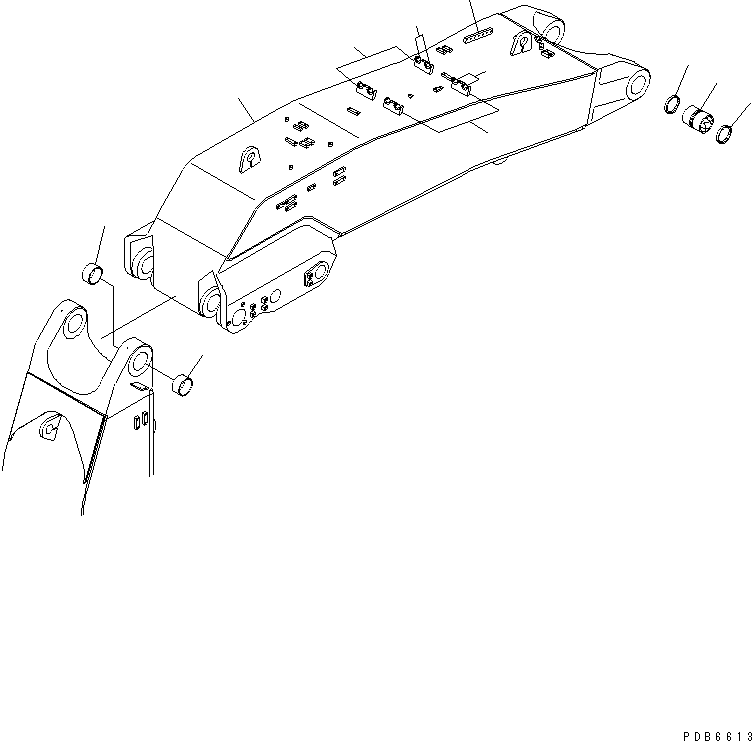 Стрела 209-72-71110 KOMATSU
