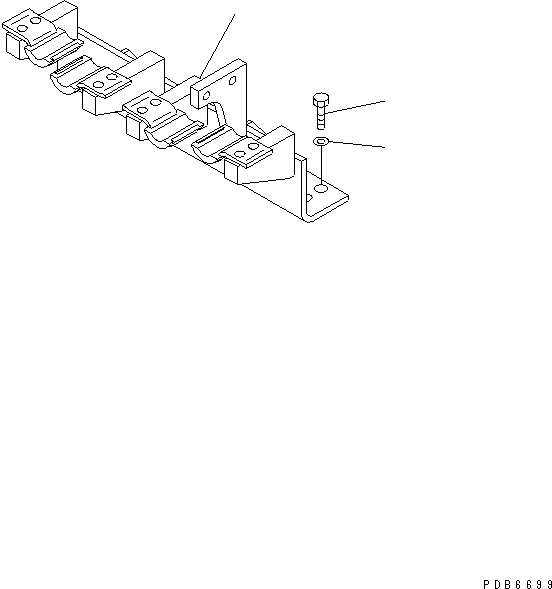 Кронштейн 207-62-63220 KOMATSU