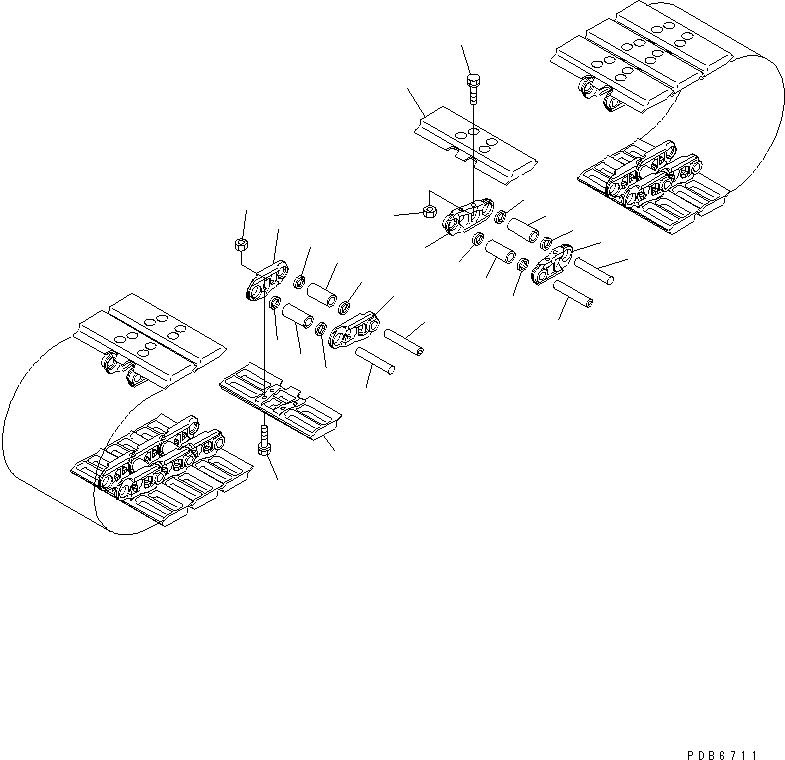 Башмак гусеницы в сборе \0\206-32-03230 KOMATSU