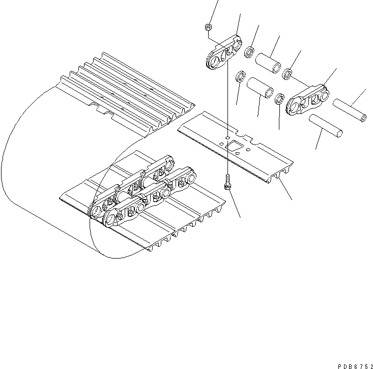 Башмак 207-32-61350 KOMATSU