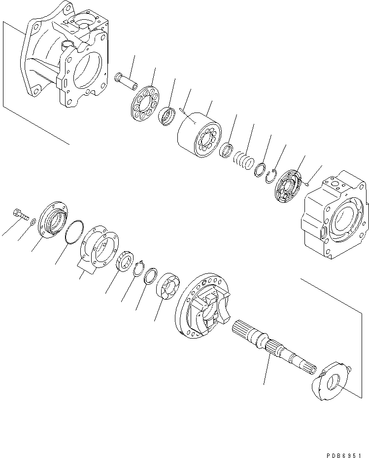 Насос в сборе (708-2L-01920) KOMATSU