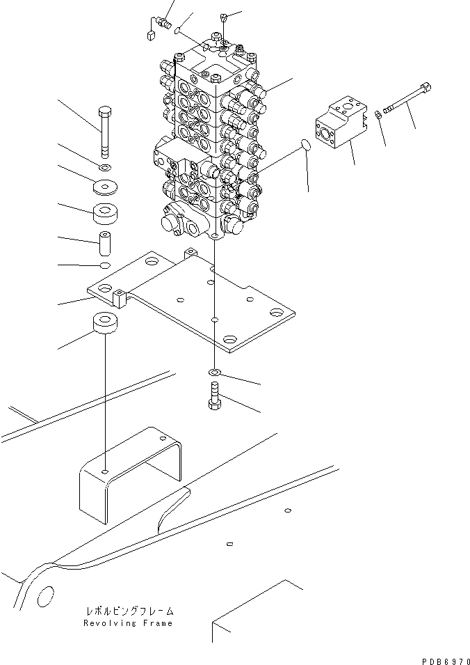 CONTROL VALVE,(SEE FIG.Y1665-01A0) (\0\723-58-11301) KOMATSU