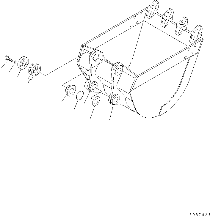 Кронштейн 203-70-59111 KOMATSU