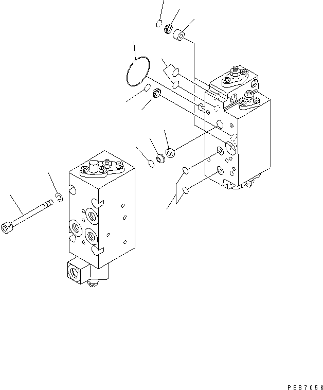 SERVO VALVE ASS'Y,FRONT (708-25-88150) KOMATSU