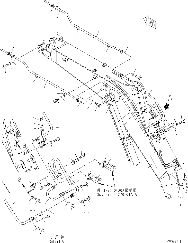 Провод 22U-06-11531 KOMATSU