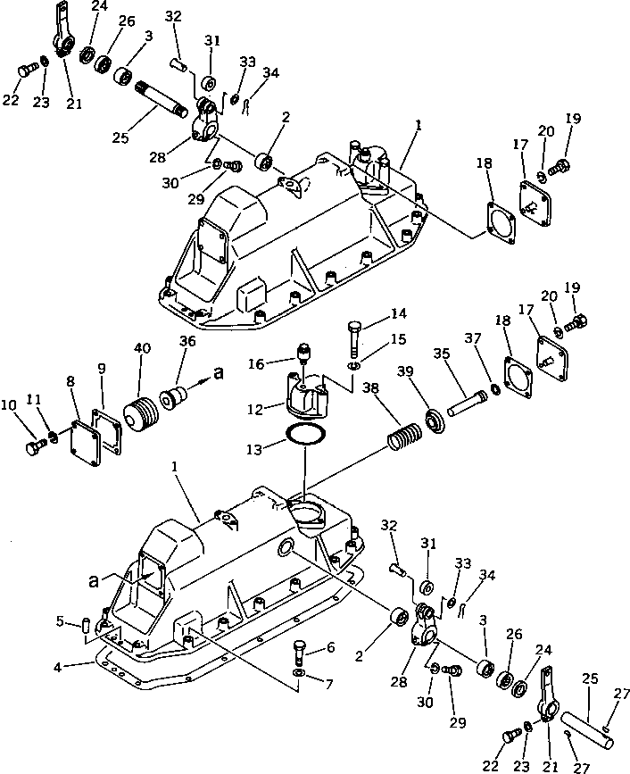 HOUSING,R.H. 196-33-31180 KOMATSU