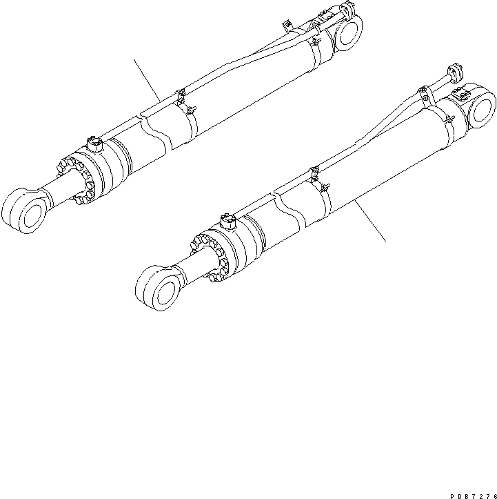 Группа цилиндра 707-01-XY040 KOMATSU