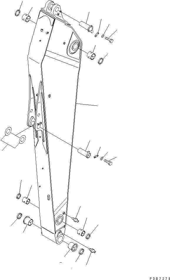 ARM ASS'Y,LONG 209-943-0030 KOMATSU