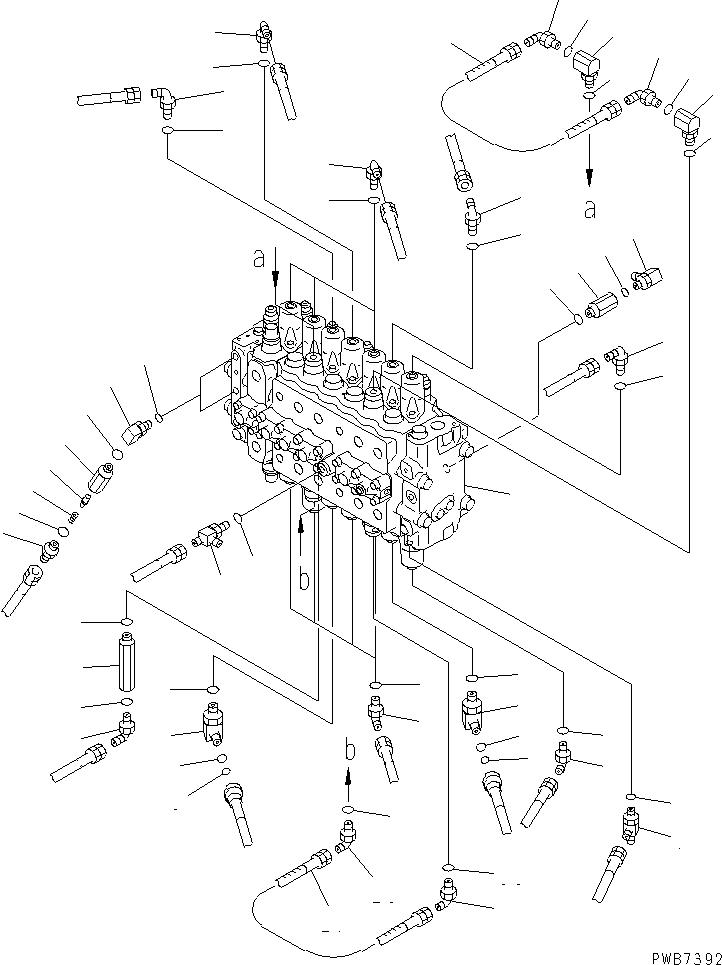 Клапан в сборе (\0\723-47-13304) KOMATSU