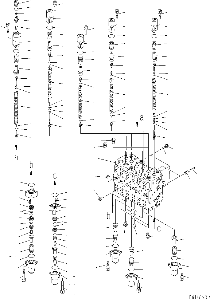 Клапан в сборе 723-46-13503 KOMATSU